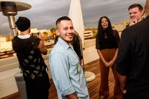 Aurora James, Brad Schmidt, and Rio Uribe in The Fashion Fund (2014)