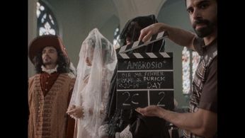 Cesar D' La Torre on the Set of Immortality