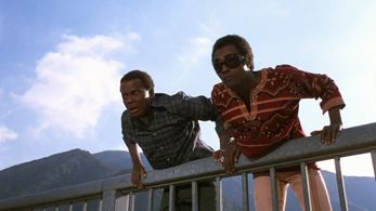 Sidney Poitier and Calvin Lockhart in Uptown Saturday Night (1974)