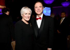 Glenn Close and Adam Schiff