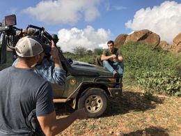 Behind the scenes in Kenya