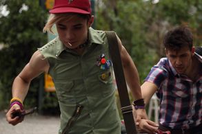 Kostas Nikouli and Nikos Gelia in Xenia (2014)