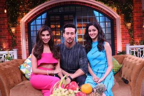 Tara Sutaria, Tiger Shroff, and Ananya Panday in The Kapil Sharma Show: Students of The Year Chat with Kapil (2019)