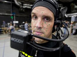 Between takes on the set of James Cameron's Avatar