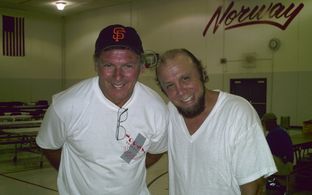 Lunch break in Norway, Iowa. 