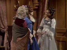 Joan Bennett and Grayson Hall in Dark Shadows (1966)