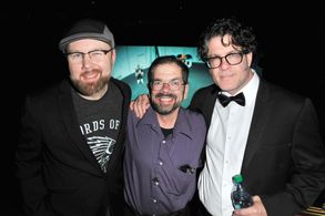 Christopher Sabat, Sean Schemmel, and Chris Ayres