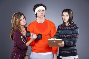 w/ Melia Renee and Molly Burnett on the set of Ladies Man: A Made Movie