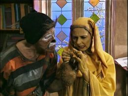 Paul Springer and Sally Owen in The Ink Thief (1994)