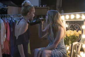 Hannah Kasulka and Brianne Howey in The Exorcist (2016)