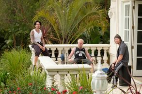 Sebastian Stan, Zack Gold, and Sam Meader in Pam & Tommy (2022)