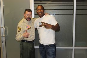 Director LazRael Lison and Actor Judd Nelson on the set