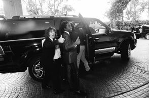 Caleb McLaughlin and Gaten Matarazzo at an event for The 74th Annual Golden Globe Awards 2017 (2017)