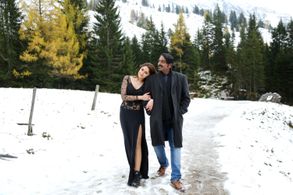 Vijay Sethupathi and Sayyeshaa Saigal in Junga (2018)