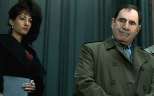 Richard Kind and Rachael Ma in Gotham (2014)