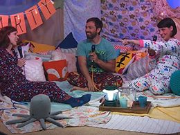 Alie Ward, Georgia Hardstark, and Derek Muller in Slumber Party (2016)