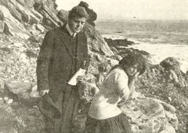 Margarita Fischer and Harry A. Pollard in The Professor's Awakening (1914)