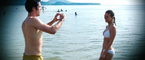 Dylan O'Brien and Charlotte Vega in American Assassin (2017)