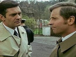 Eckart Dux and Karl-Heinz Hess in Polizeifunk ruft (1966)