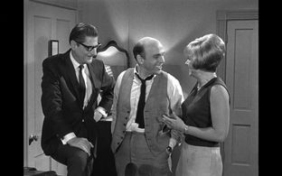 George Ives, Gavin MacLeod, and Barbara Stuart in The Andy Griffith Show (1960)