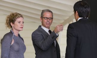 C. Thomas Howell and Sheree J. Wilson in Christmas Belle (2013)