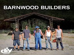 Johnny Jett, Tim Rose, Sherman Thompson, Mark Bowe, and Brian Buckner in Barnwood Builders (2013)