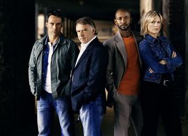 Marco Girnth, Melanie Marschke, Tyron Ricketts, and Andreas Schmidt-Schaller in Leipzig Homicide (2001)