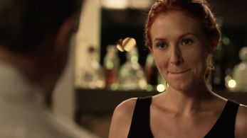 Still of Rebecca Bujko and Martin Freeman in Startup