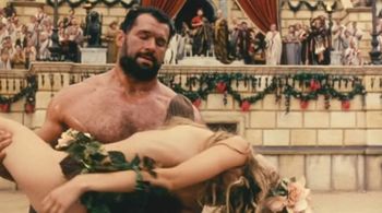 Rafal Kubacki and Magdalena Mielcarz in Quo vadis (2001)