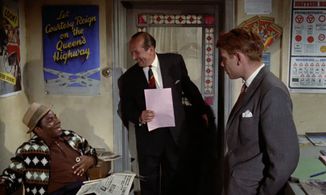 Stanley Baxter, Mark Heath, and Campbell Singer in The Fast Lady (1962)