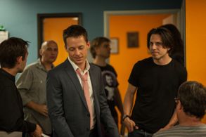 Ryan Beard, Tamas Birinyi, Mars Roberge, and Scott E. Myers in Scumbag (2017)