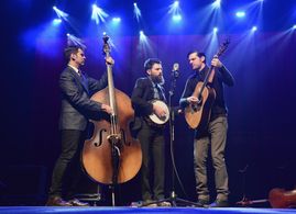The Avett Brothers, Bob Crawford, Scott Avett, and Seth Avett