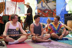 Pete Gardner, Andrew Patrick Ralston, Keith Sellon-Wright, and David Hull in Crazy Ex-Girlfriend (2015)