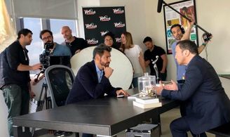 Platino Awards - With Eugenio Derbez and Rob Schneiderr