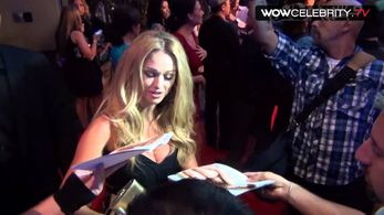 Katarina Van Derham at the VIVA GLAM MAGAZINE launch party