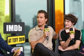 Matthew McConaughey and Richie Merritt at an event for White Boy Rick (2018)