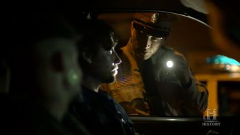 Sebastian MacLean, Damon Runyan, and James Cade in Gangland Undercover (2015)