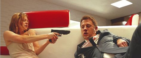 Still of Katharine Everett and Toby Meuli in Professional Conduct Becoming of An Elite Spy