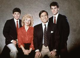 Jill Clayburgh, David Berón, James Farentino, and Billy Warlock in Honor Thy Father and Mother: The True Story of the Me