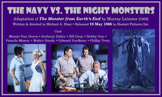 Anthony Eisley, Pamela Mason, Walter Sande, and Mamie Van Doren in The Navy vs. the Night Monsters (1966)