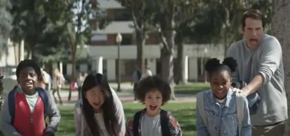 Bodhi Dell on set of Buick Commercial 