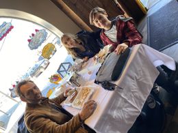 Dane West pictured with Tina Benko and Lev Gorn on location in NY for the feature ‘Mary’.