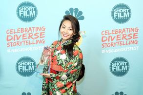 At NBC Universal Short Film Festival receiving 