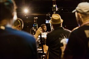 Joel Bergvall and Prince Ea in If I Was President (2020)