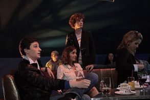 Elena Polyanskaya, Veronika Agapova, and Oleg Blinov in Zdes kto-to est (2010)