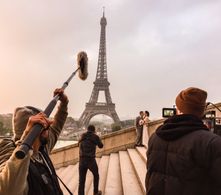 Anthony filming the Paris Episode of Photo Number 6