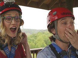 Frank Celenza and Katie Quinn in Along for the Ride (2016)