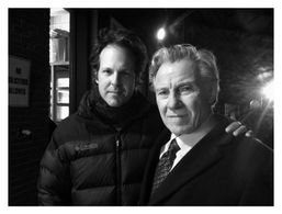 James Mottern and Harvey Keitel on set of 