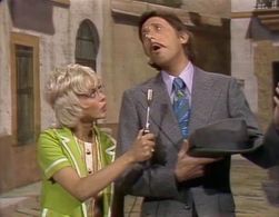 Dennis Allen and Sarah Kennedy in Rowan & Martin's Laugh-In (1967)