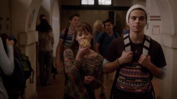 Jake T. Austin and Amanda Leighton in The Fosters (2013)